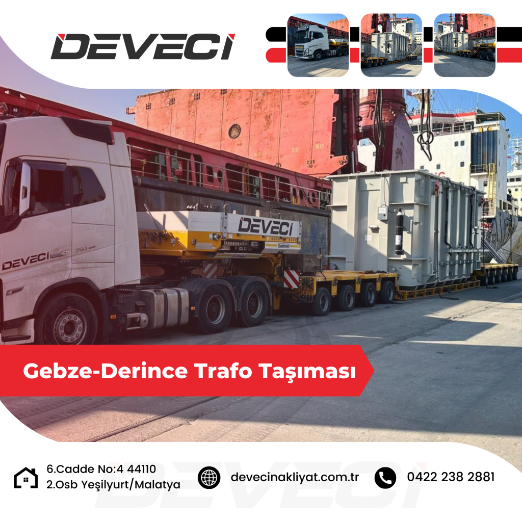 Gebze - Derince Trafo Taşıması